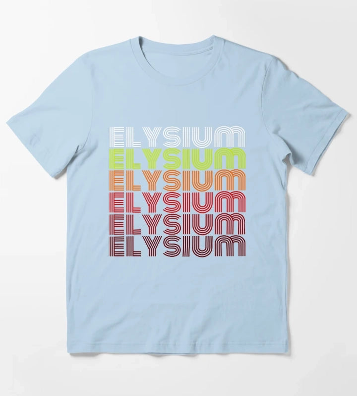 Retro Vintage Role Disco Elysium Playing Game Gift For Everyone T-Shirt Sky Blue
