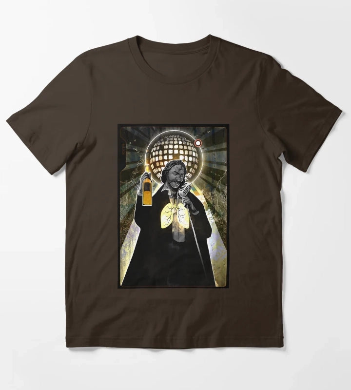 Retro Vintage Role Disco Elysium Playing Game Love You T-Shirt Brown