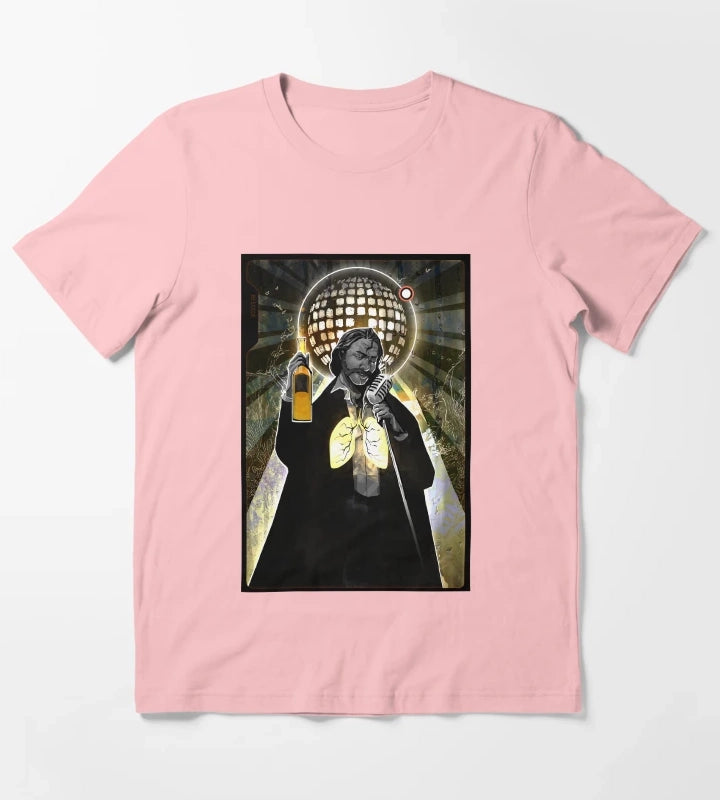 Retro Vintage Role Disco Elysium Playing Game Love You T-Shirt Dark Grey