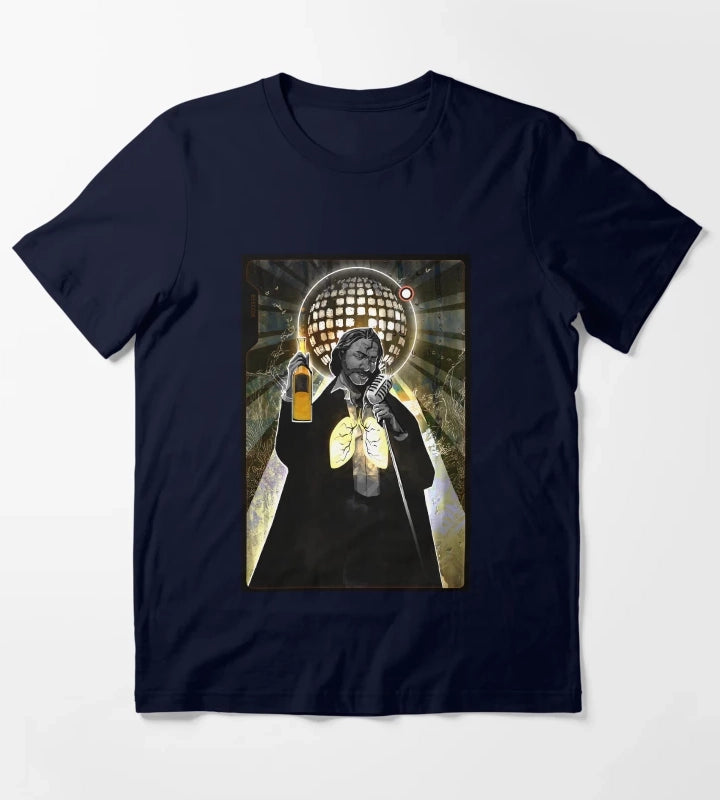 Retro Vintage Role Disco Elysium Playing Game Love You T-Shirt Navy