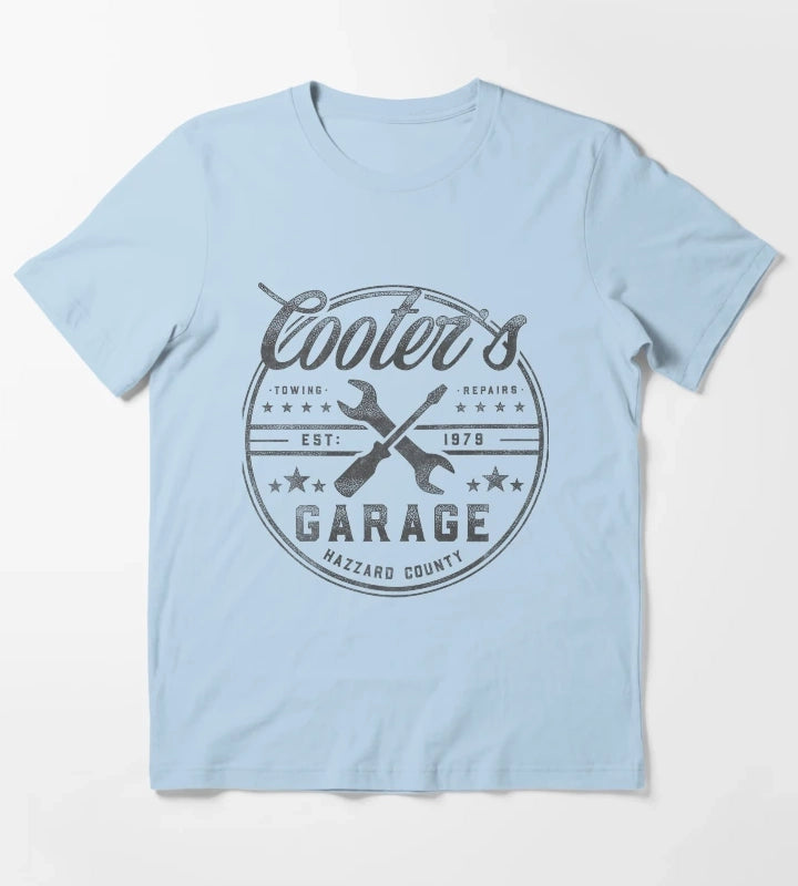 Retro Vintage The Dukes Of Hazzard Retro Vintage T-Shirt Sky Blue