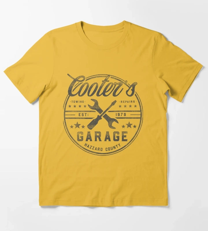 Retro Vintage The Dukes Of Hazzard Retro Vintage T-Shirt Yellow