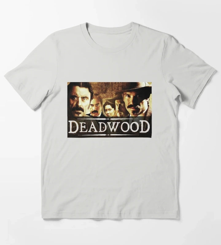 Retro Vintagets Deadwood South Dakota Halloween T-Shirt Light Grey