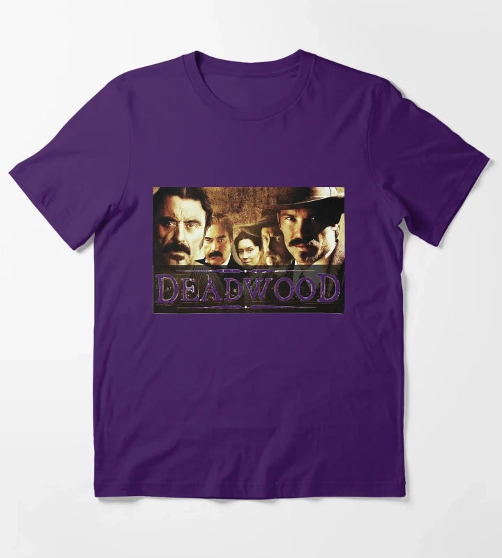 Retro Vintagets Deadwood South Dakota Halloween T-Shirt Purple