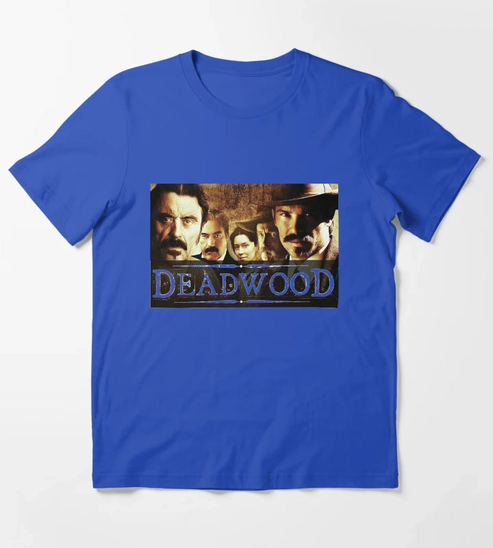 Retro Vintagets Deadwood South Dakota Halloween T-Shirt Blue