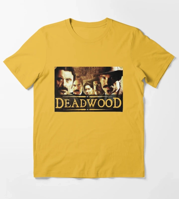 Retro Vintagets Deadwood South Dakota Halloween T-Shirt Yellow
