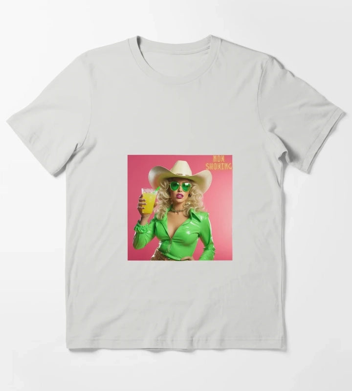 Retro cowgirl T-Shirt Light Grey
