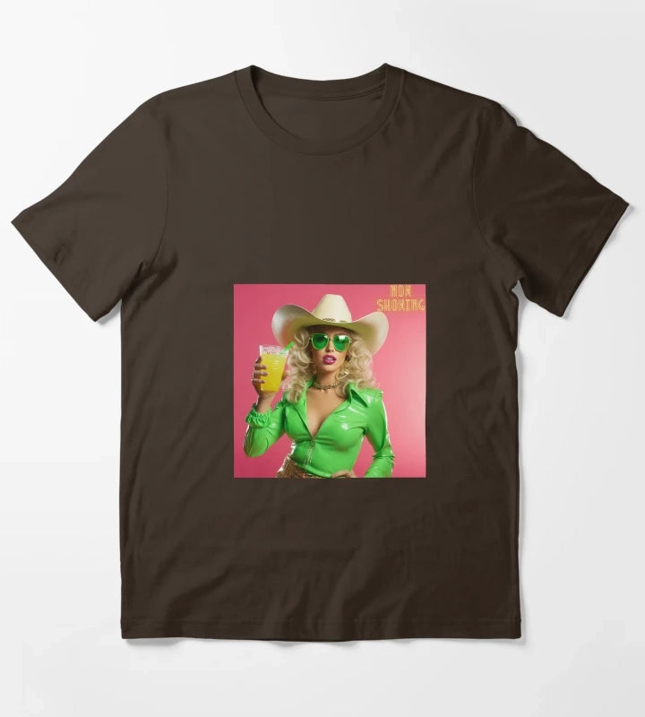 Retro cowgirl T-Shirt Brown