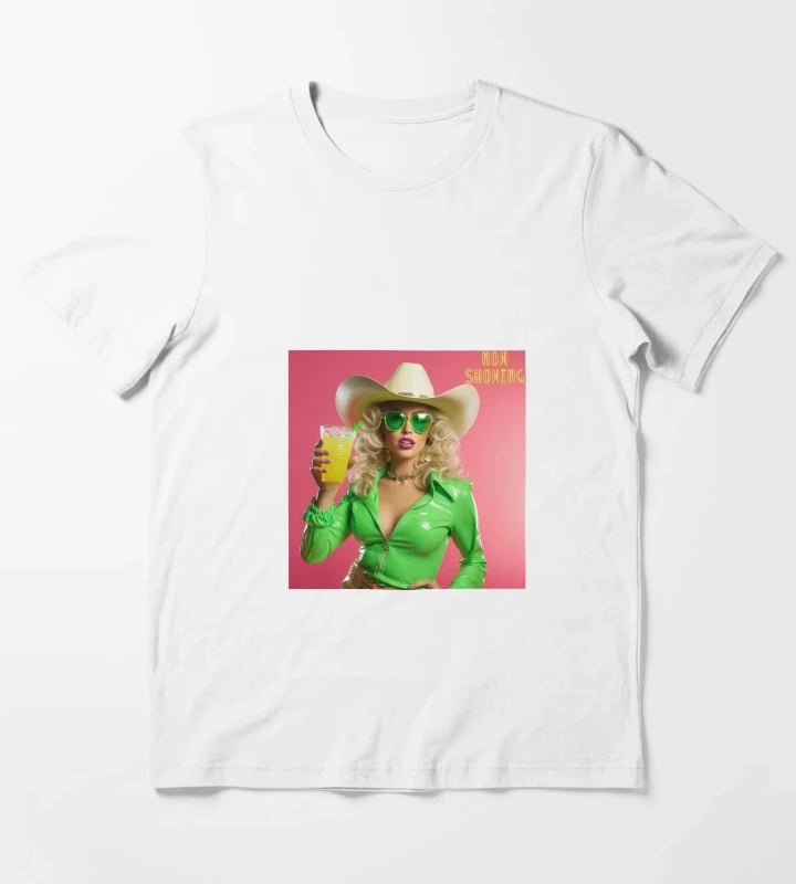 Retro cowgirl T-Shirt White