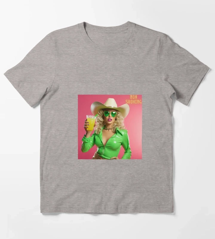 Retro cowgirl T-Shirt Heather Grey