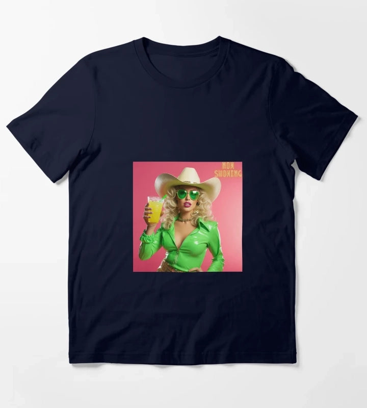 Retro cowgirl T-Shirt Navy