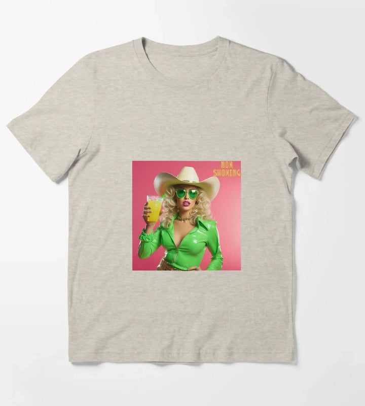 Retro cowgirl T-Shirt Cream