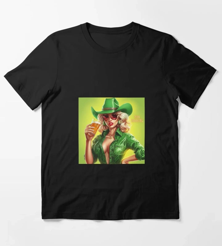 Retro cowgirl disco colours T-Shirt