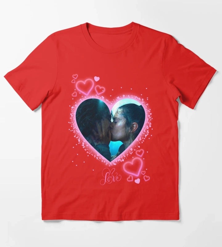 Reylo Kiss Pink Theme T-Shirt Red