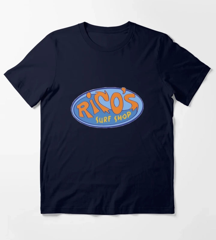 Ricos Surf Shop Hannah Montana T-Shirt Navy