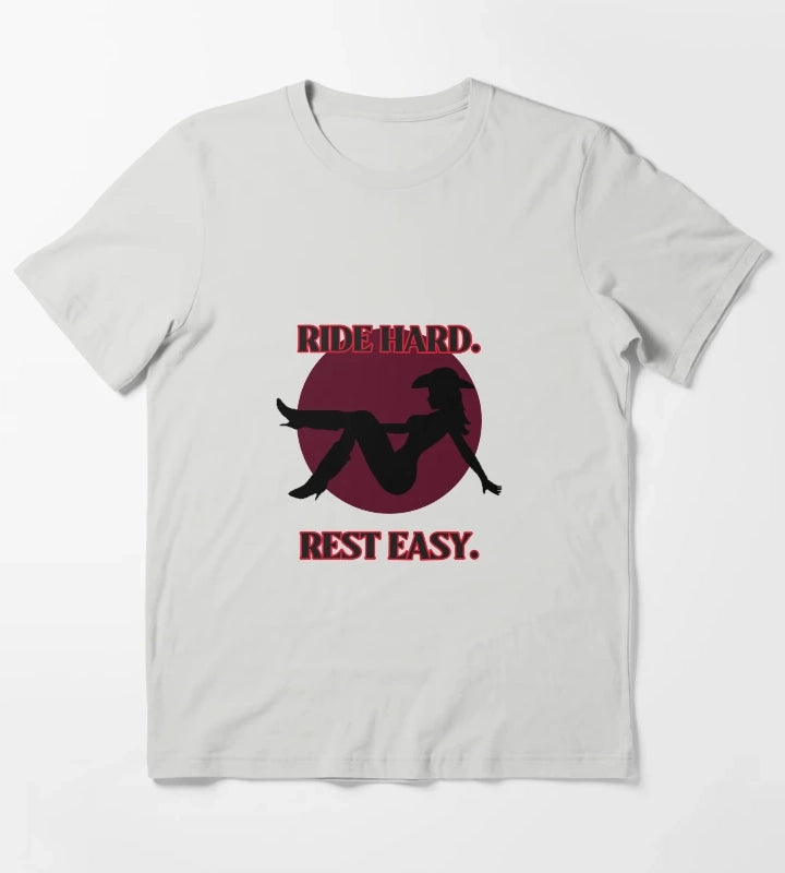 Ride Hard Rest Easy T-Shirt Light Grey