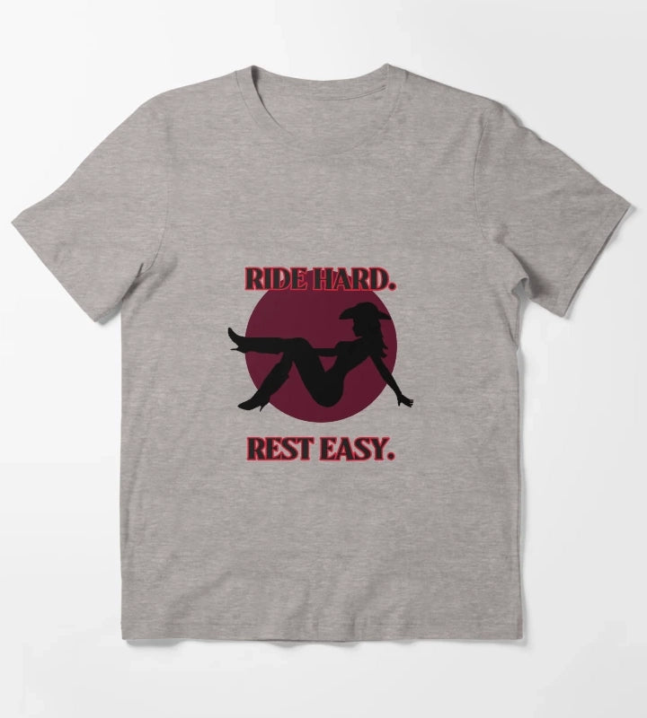 Ride Hard Rest Easy T-Shirt Heather Grey