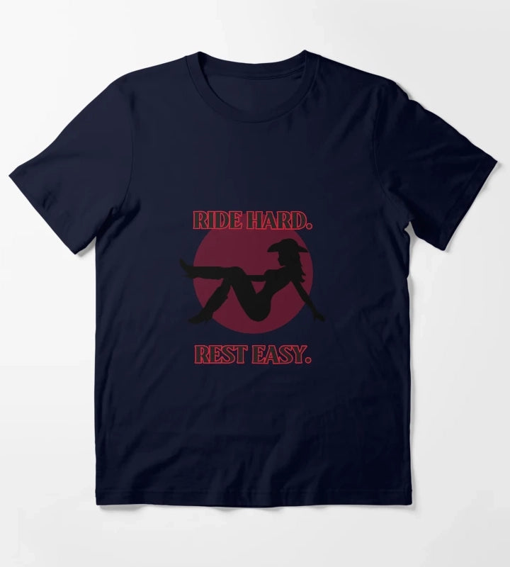 Ride Hard Rest Easy T-Shirt Navy