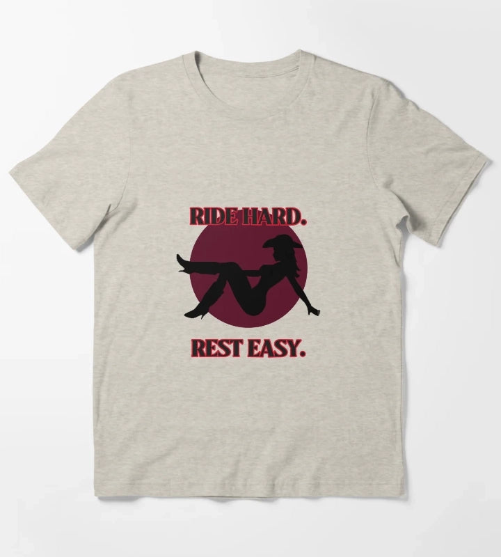 Ride Hard Rest Easy T-Shirt Cream