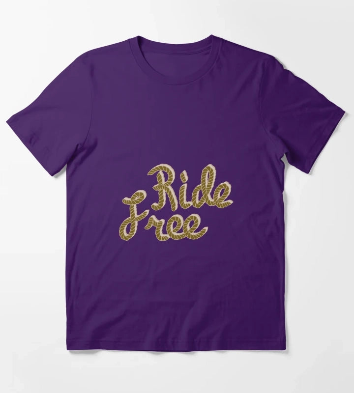 Ride free cowgirl T-Shirt Purple
