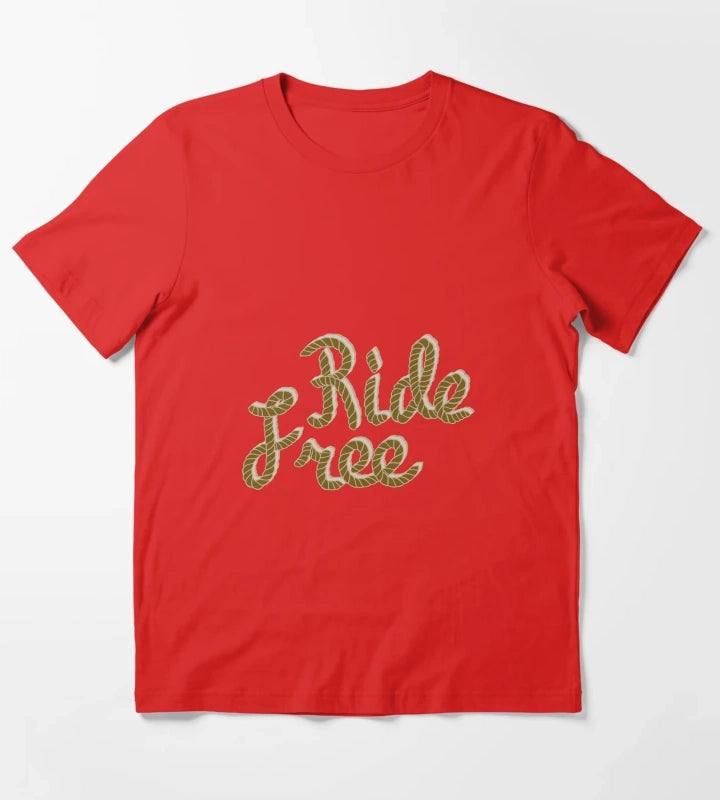 Ride free cowgirl T-Shirt Red