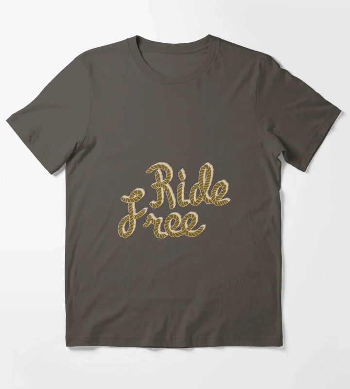 Ride free cowgirl T-Shirt Dark Grey