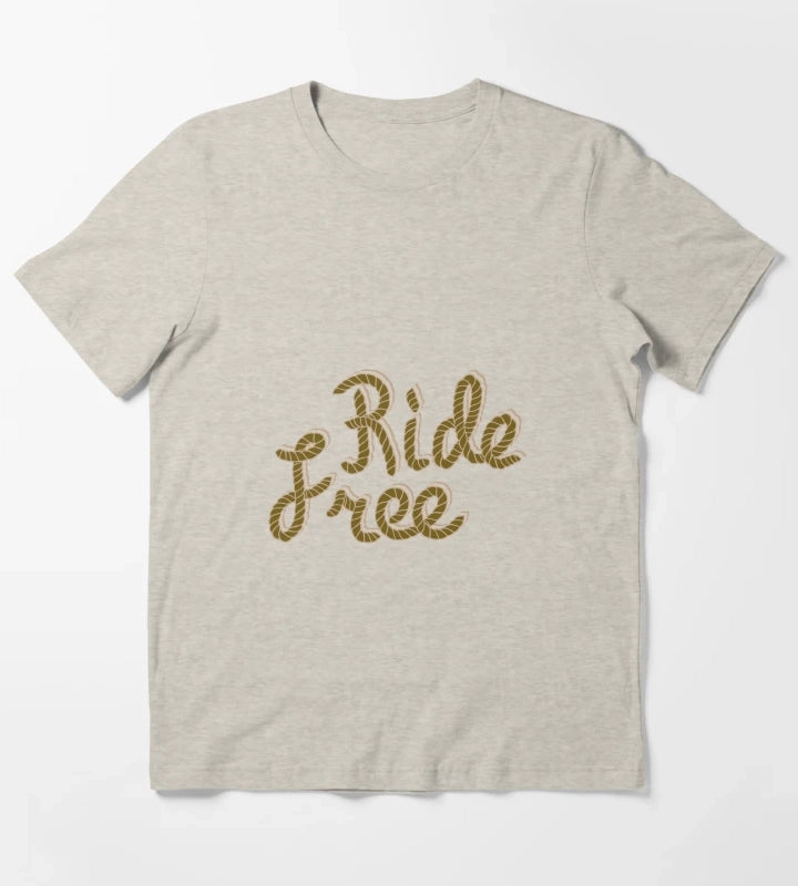 Ride free cowgirl T-Shirt Cream