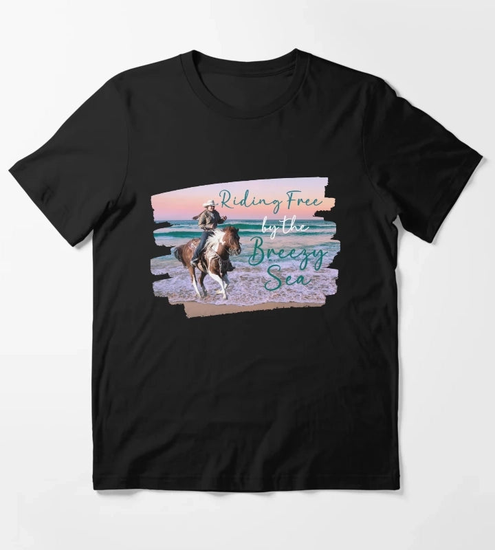 Riding Free by the Breezy Sea T-Shirt