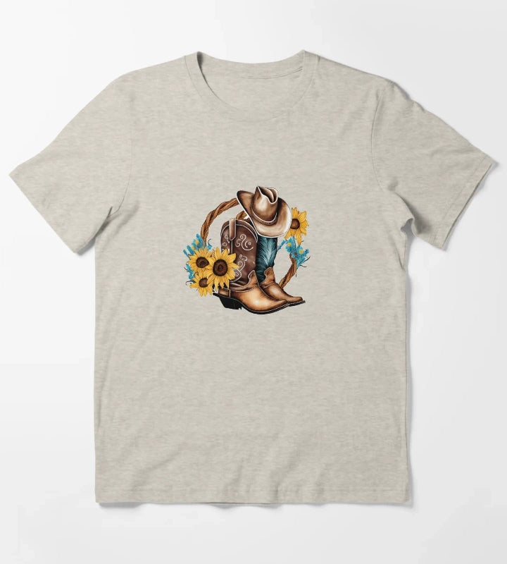Riding the Dusty Trails The Chronicles of Eli McAlister T-Shirt Cream
