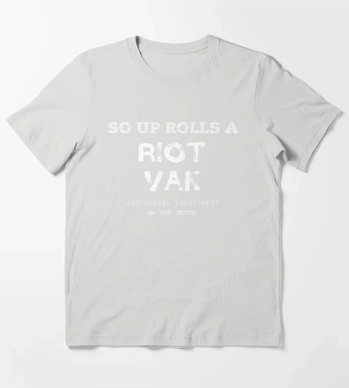 Riot Van Premium T-Shirt Light Grey