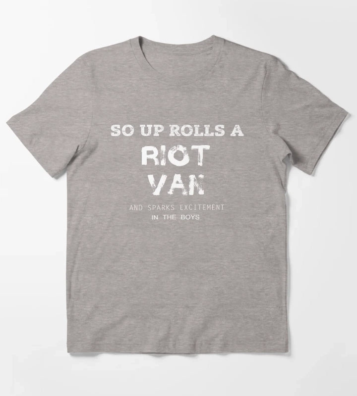 Riot Van Premium T-Shirt Heather Grey