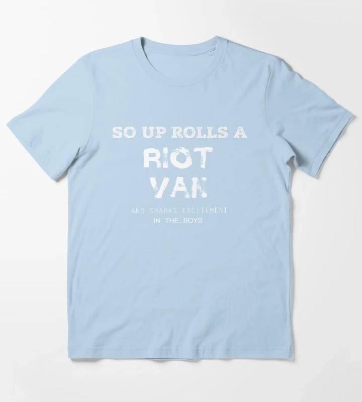 Riot Van Premium T-Shirt Sky Blue