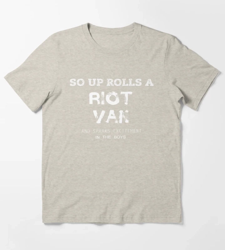 Riot Van Premium T-Shirt Cream