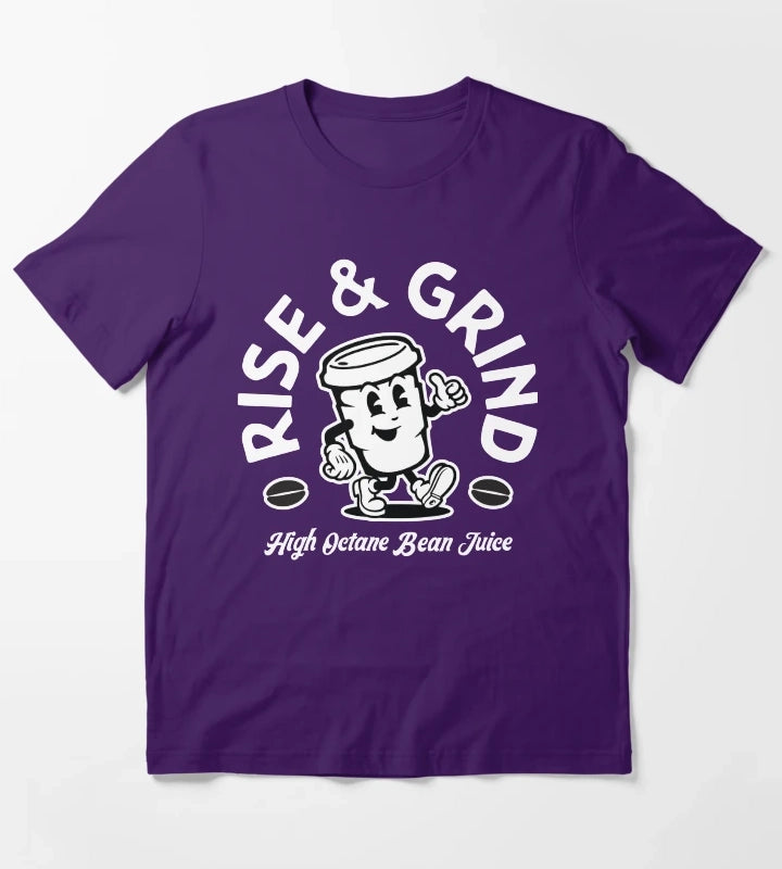 Rise and Grind T-Shirt Purple