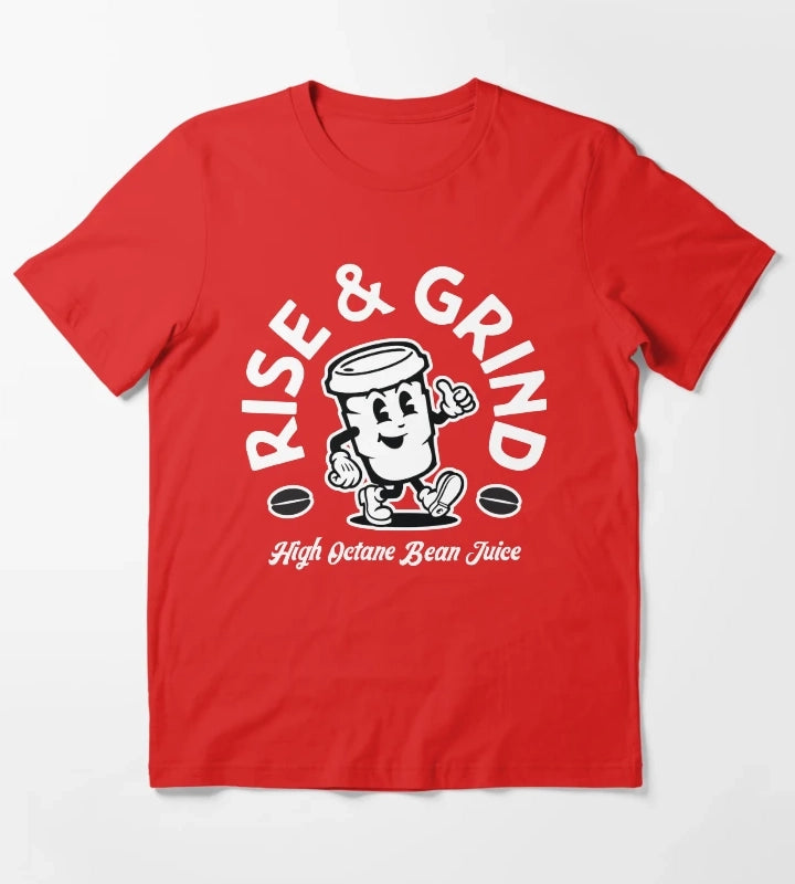 Rise and Grind T-Shirt Red