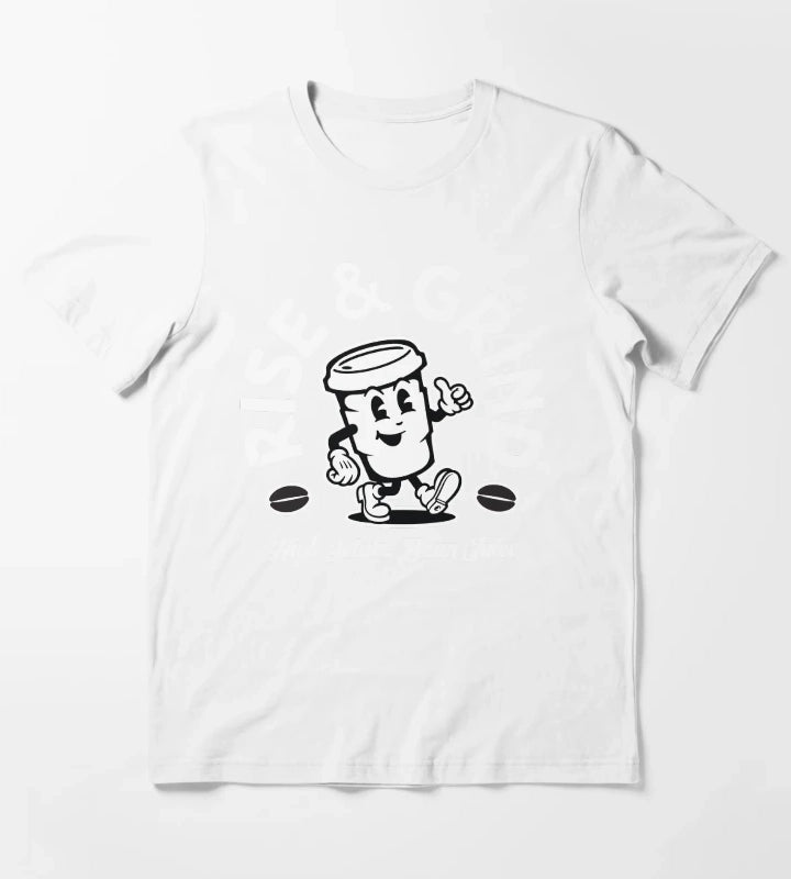 Rise and Grind T-Shirt White