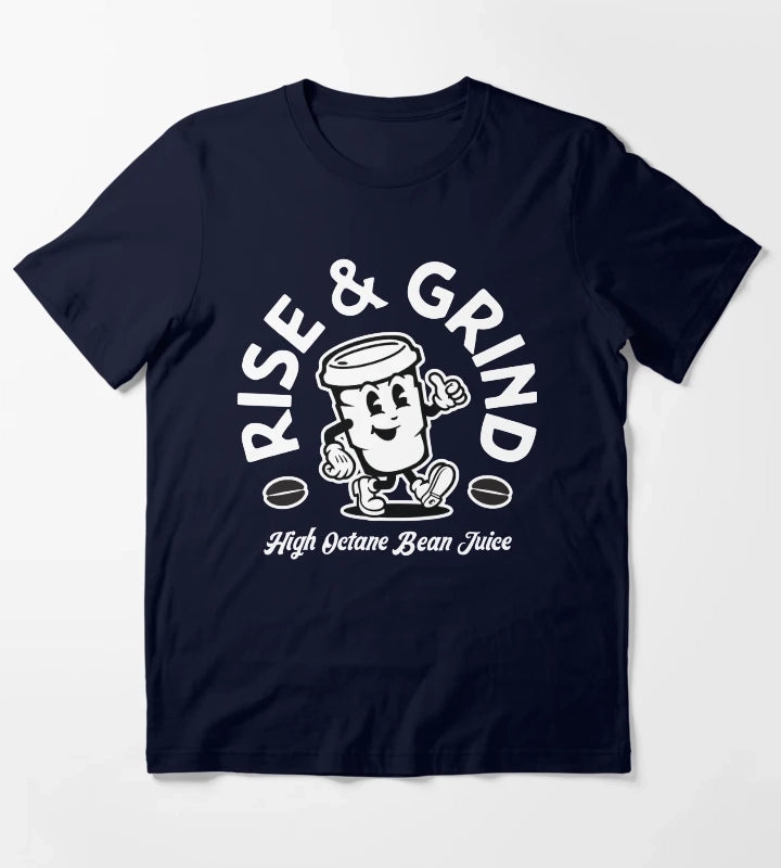 Rise and Grind T-Shirt Navy