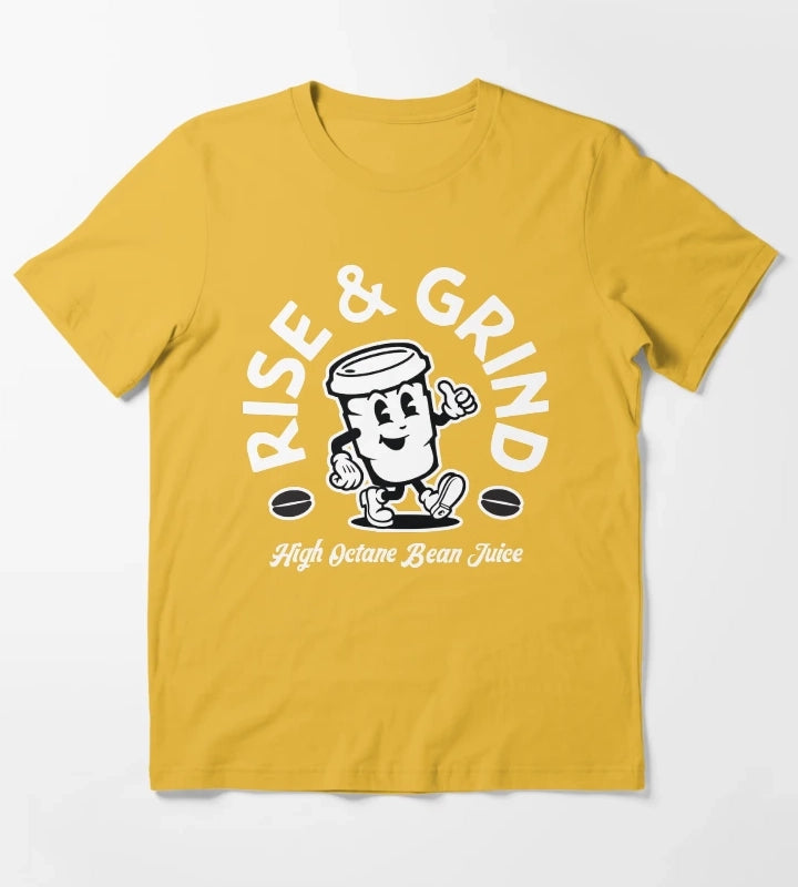 Rise and Grind T-Shirt Yellow