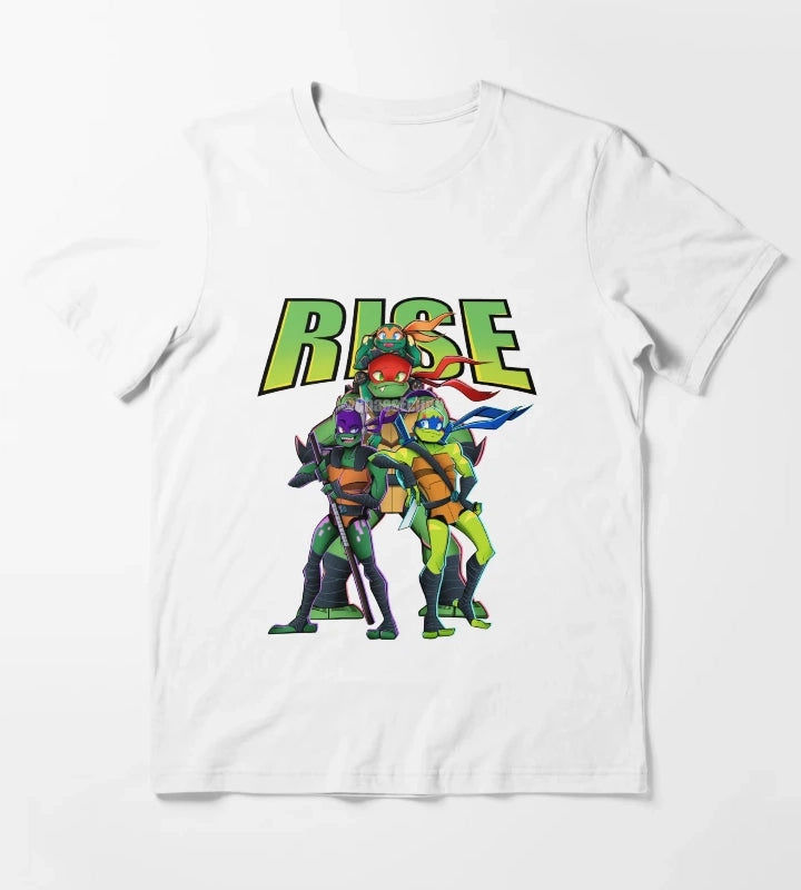 Rise of the Teenage Mutant Ninja Turtles T-Shirt White