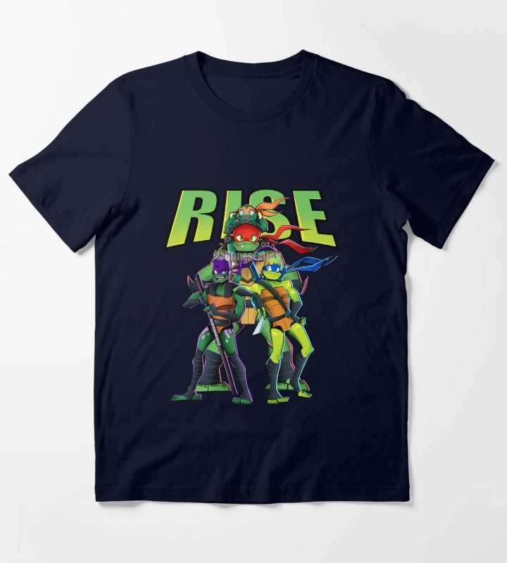 Rise of the Teenage Mutant Ninja Turtles T-Shirt Navy