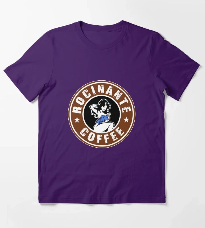 Rocinante coffee tachis girl logo T-Shirt Purple