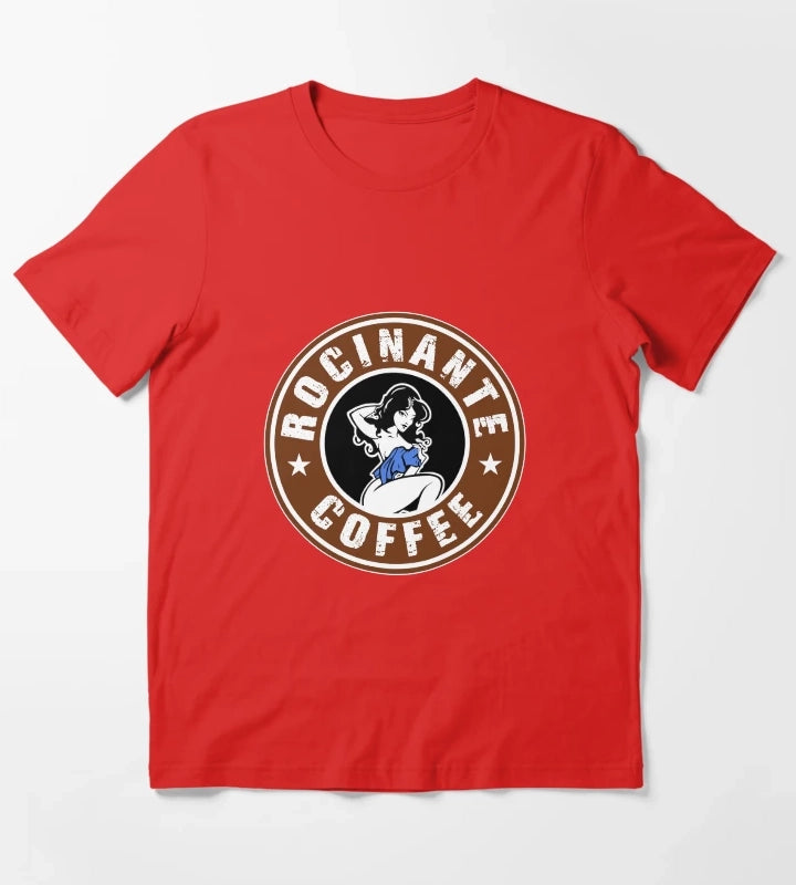 Rocinante coffee tachis girl logo T-Shirt Red