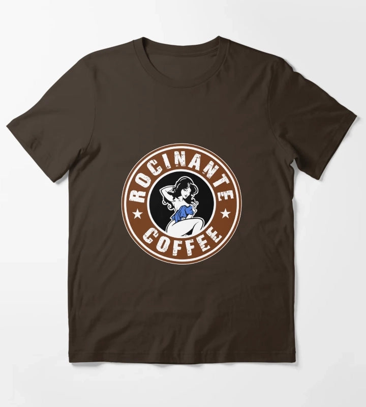 Rocinante coffee tachis girl logo T-Shirt Brown