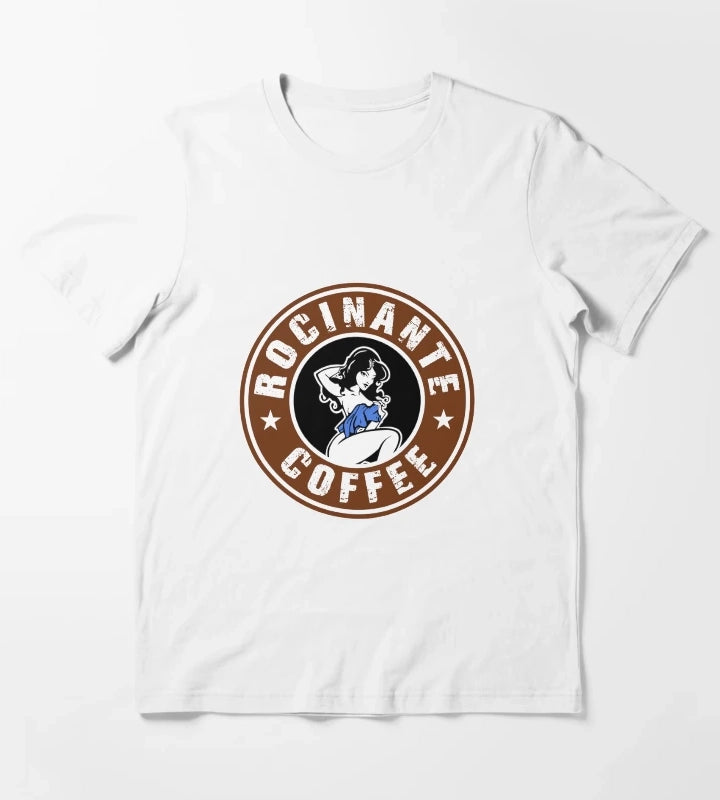 Rocinante coffee tachis girl logo T-Shirt White