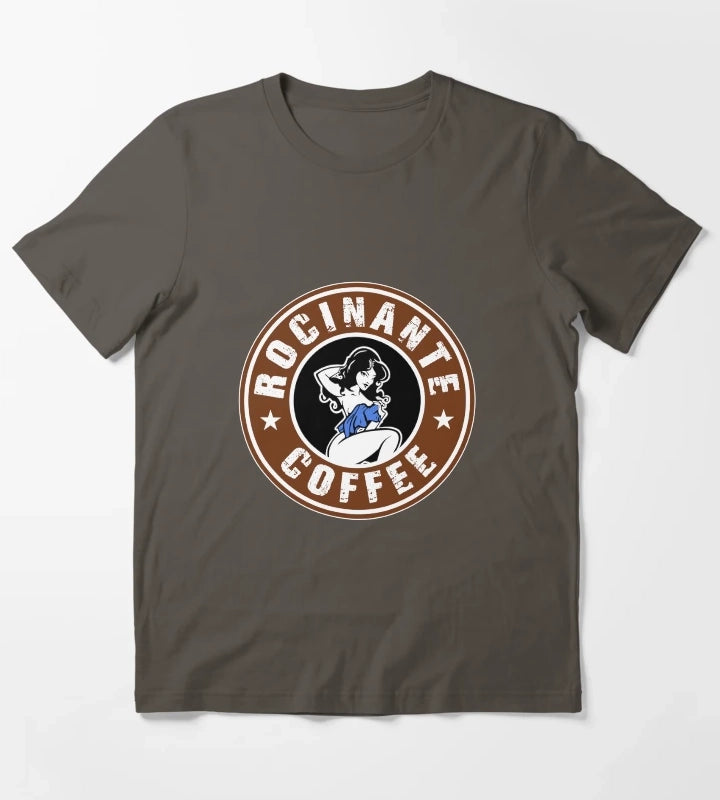 Rocinante coffee tachis girl logo T-Shirt Dark Grey