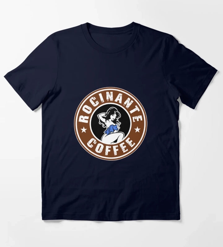 Rocinante coffee tachis girl logo T-Shirt Navy