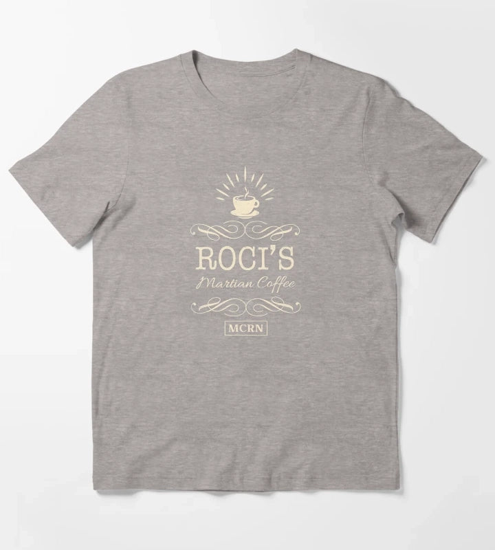 Rocis Martian Coffee T-Shirt Heather Grey