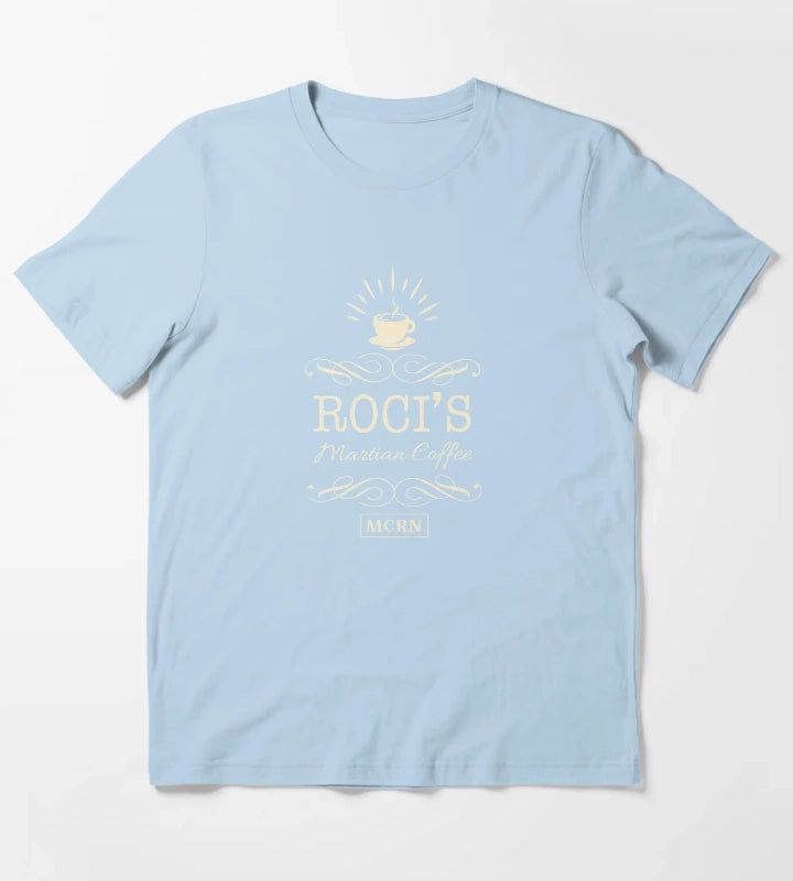 Rocis Martian Coffee T-Shirt Sky Blue