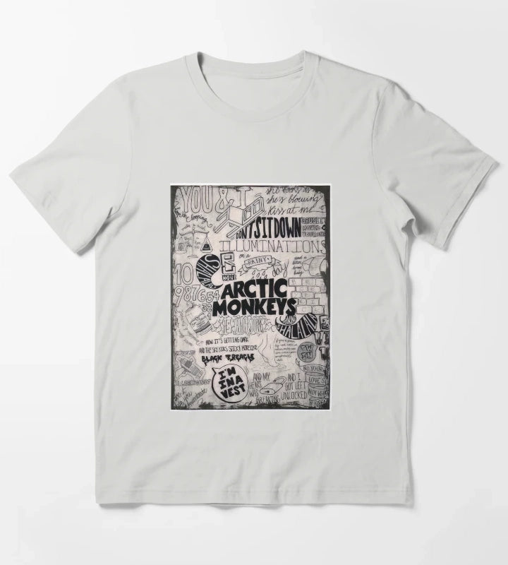 Rock Band Artics 2 T-Shirt Light Grey
