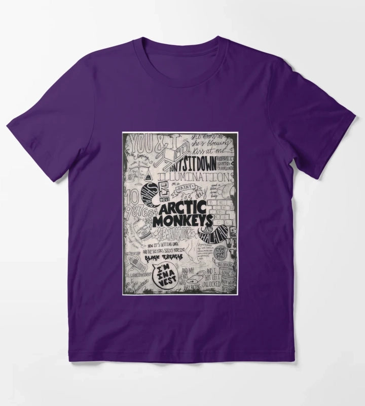 Rock Band Artics 2 T-Shirt Purple